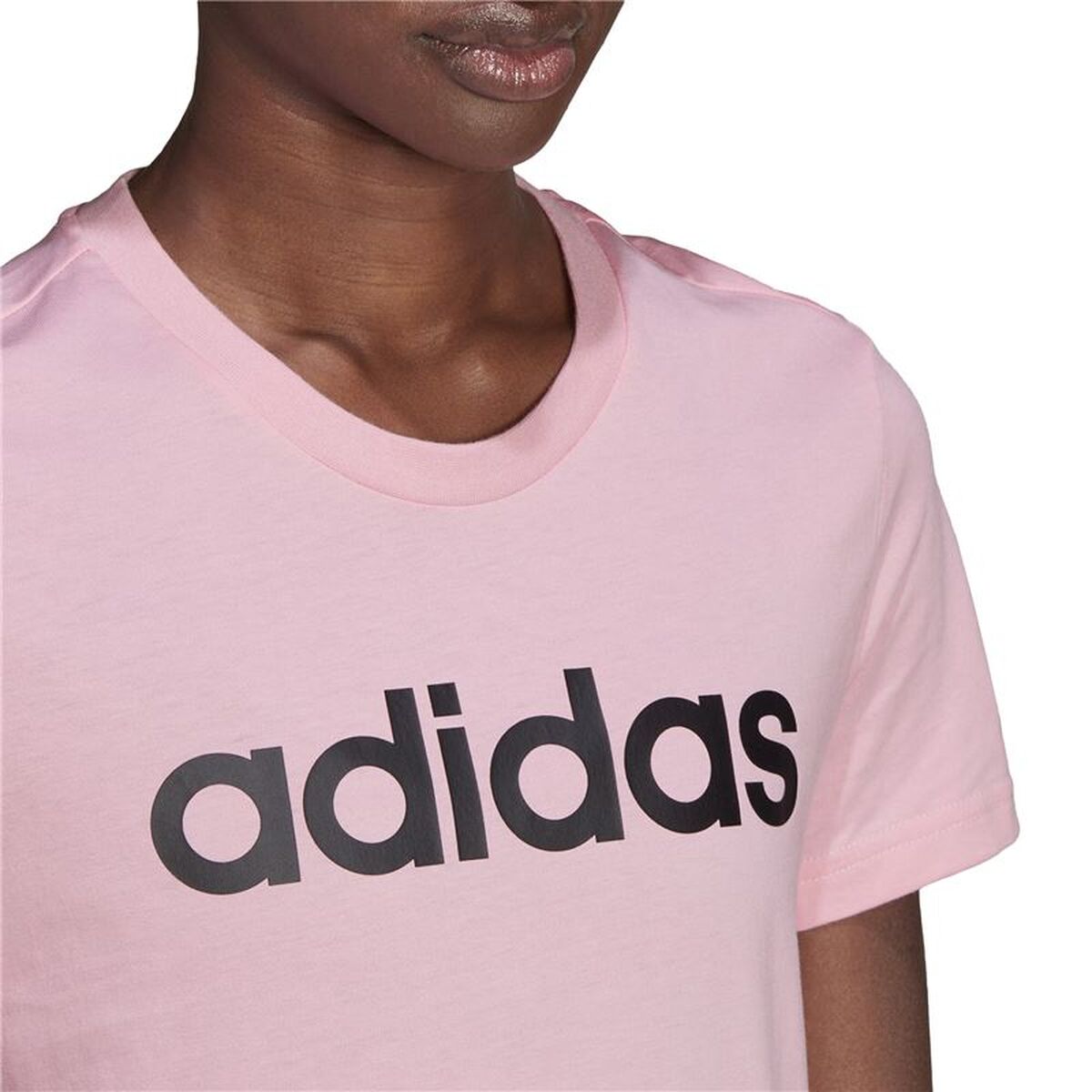 Dames-T-Shirt met Korte Mouwen Adidas Roze