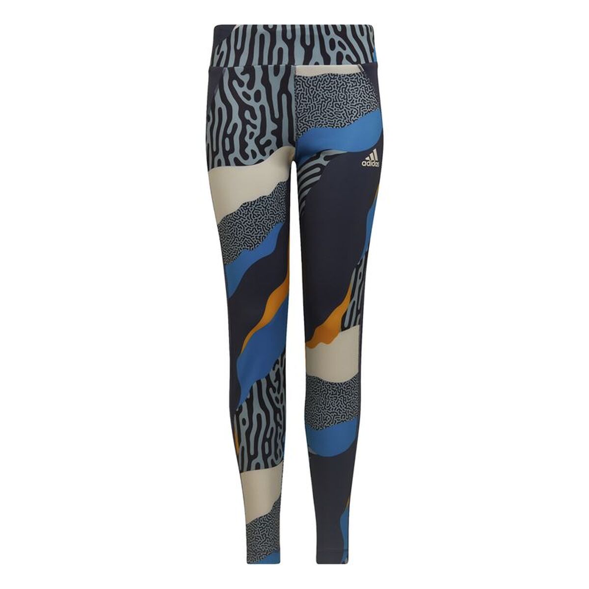 Sportleggings voor Kinderen Adidas Power Tight Indigo