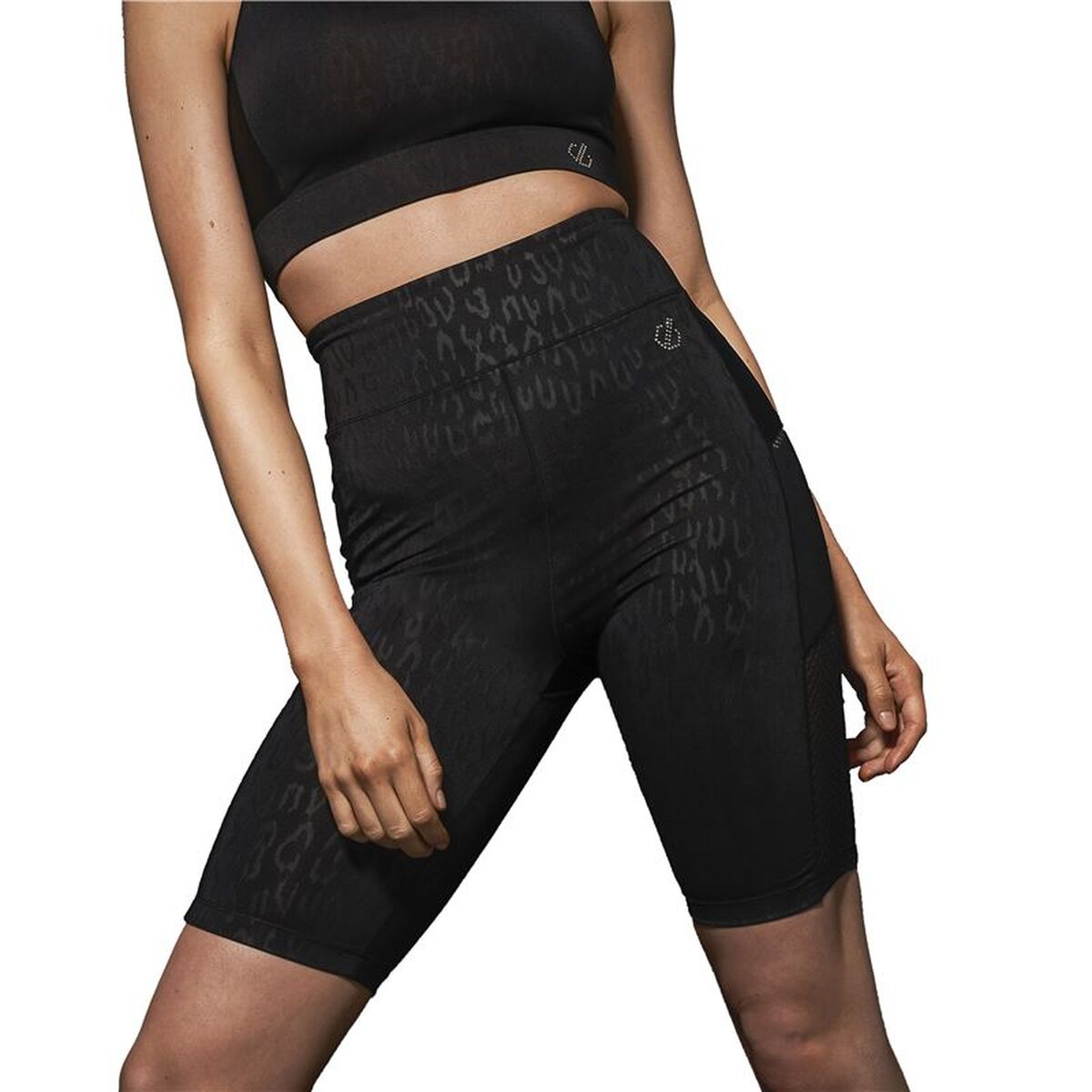 Sportleggings voor Dames Dare 2b Shine Bright Zwart