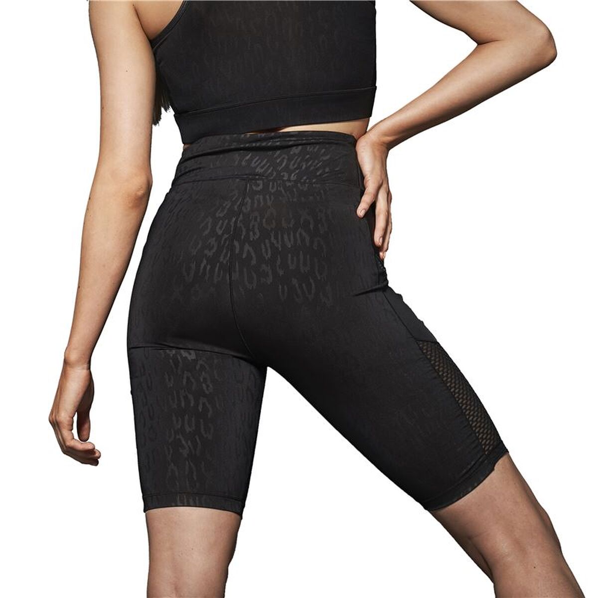 Sportleggings voor Dames Dare 2b Shine Bright Zwart
