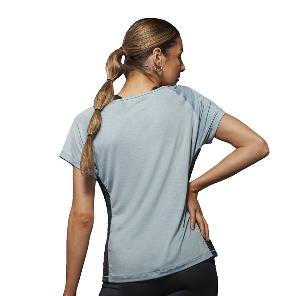 Dames-T-Shirt met Korte Mouwen Dare 2b You're A Gem Licht Blauw
