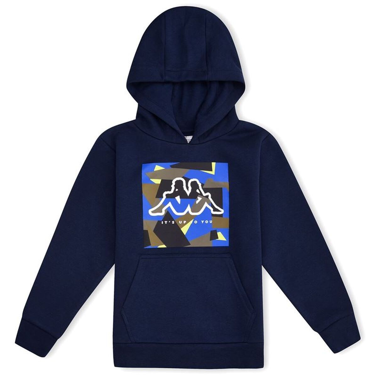 Sweatshirt met Capuchon voor Meisjes Kappa Kappa Clot Donkerblauw