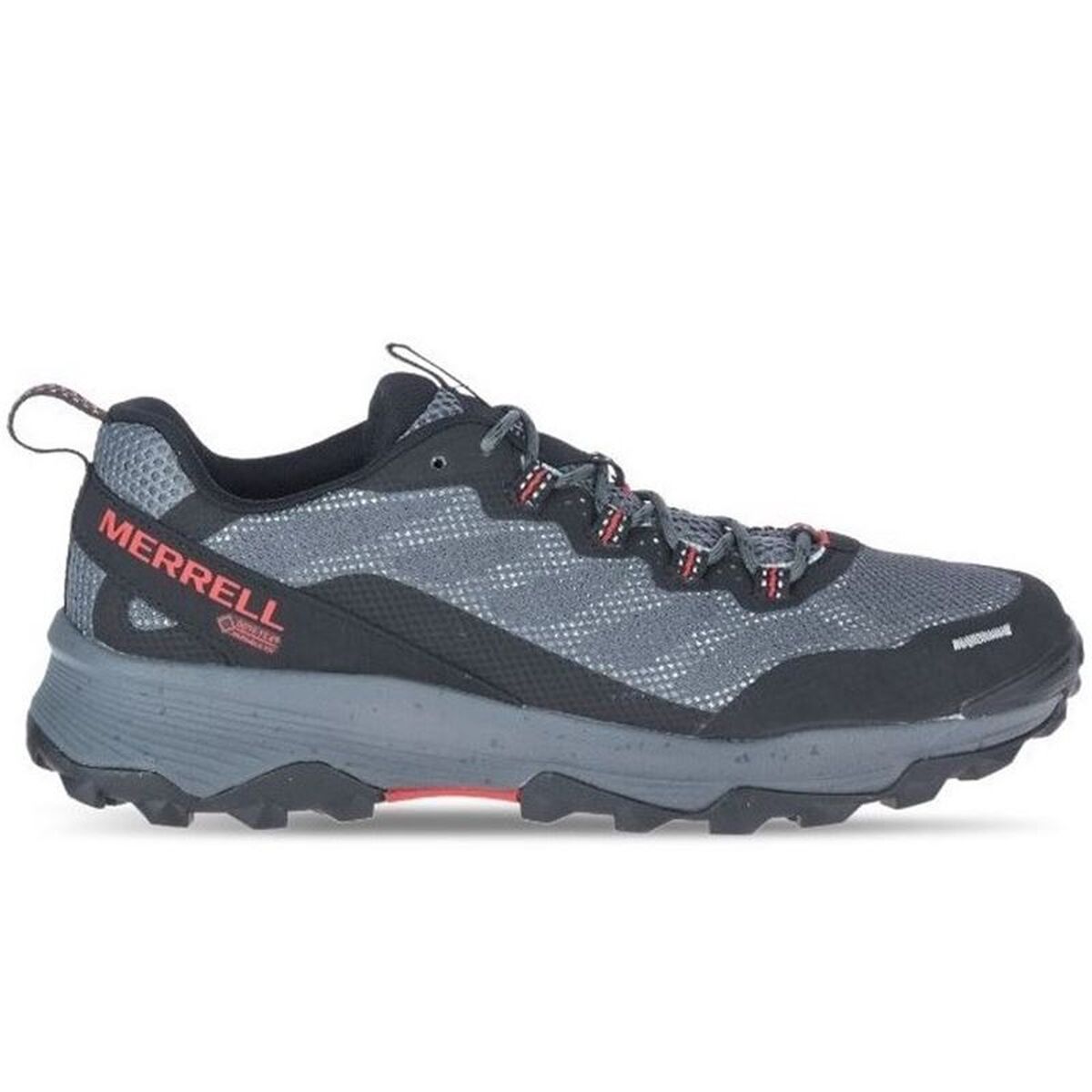 Heren trail hardloopschoenen (berglopen) Merrell Speed Strike Gore-Tex Staal blauw