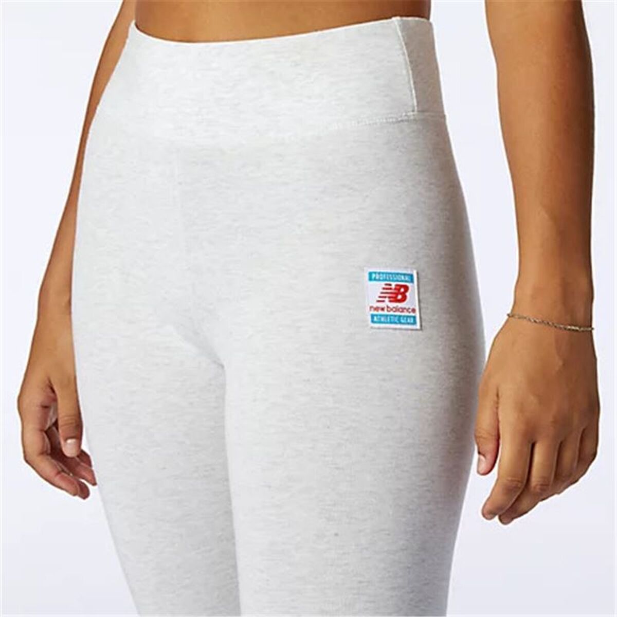 Sportleggings voor Dames New Balance Essentials Field Day Wit