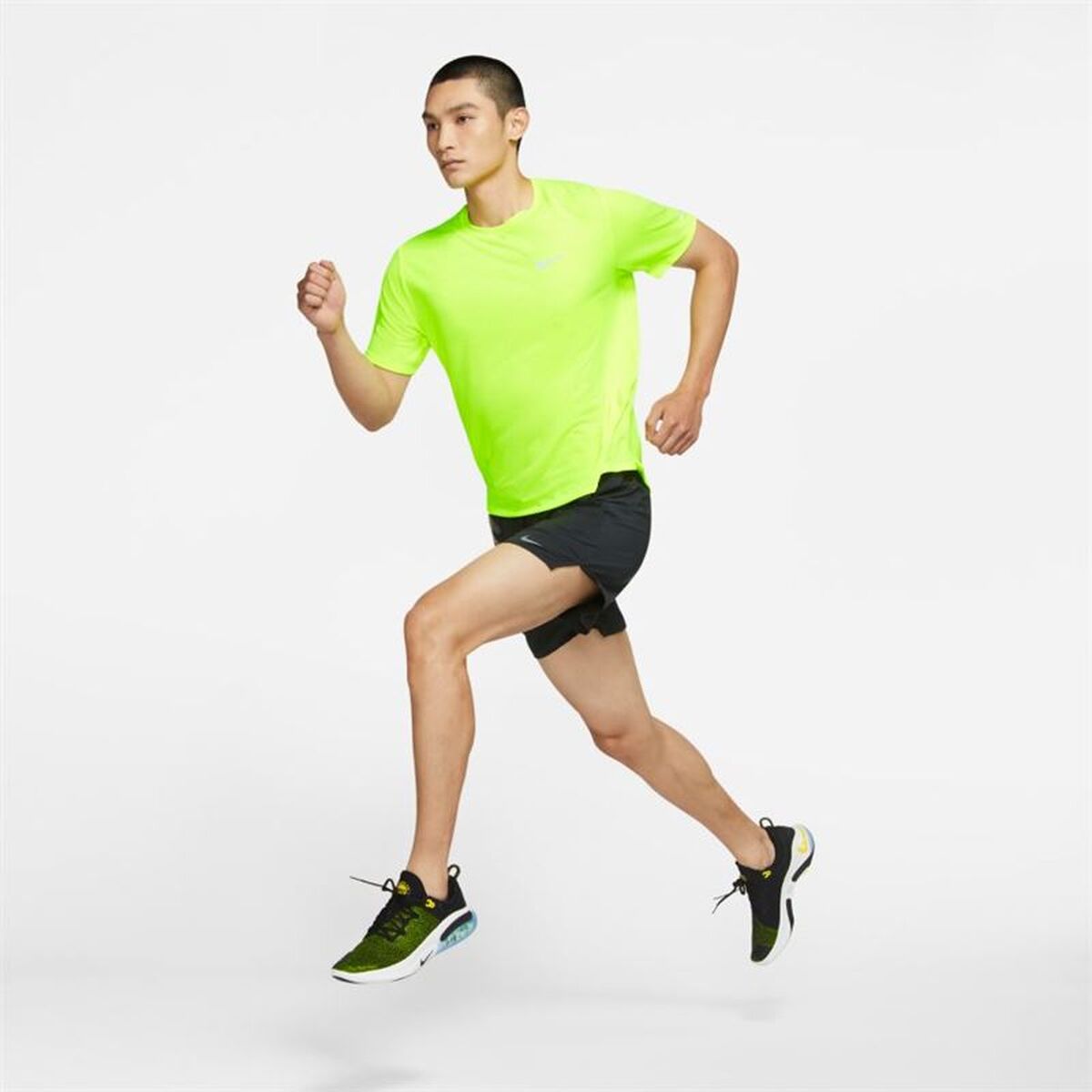 Mens Short Sleeve T-Shirt Nike CU5992-702 Yellow