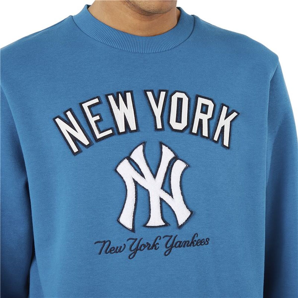 Herensweater zonder Capuchon New Era MLB Heritage New York Yankees M Blue Blauw