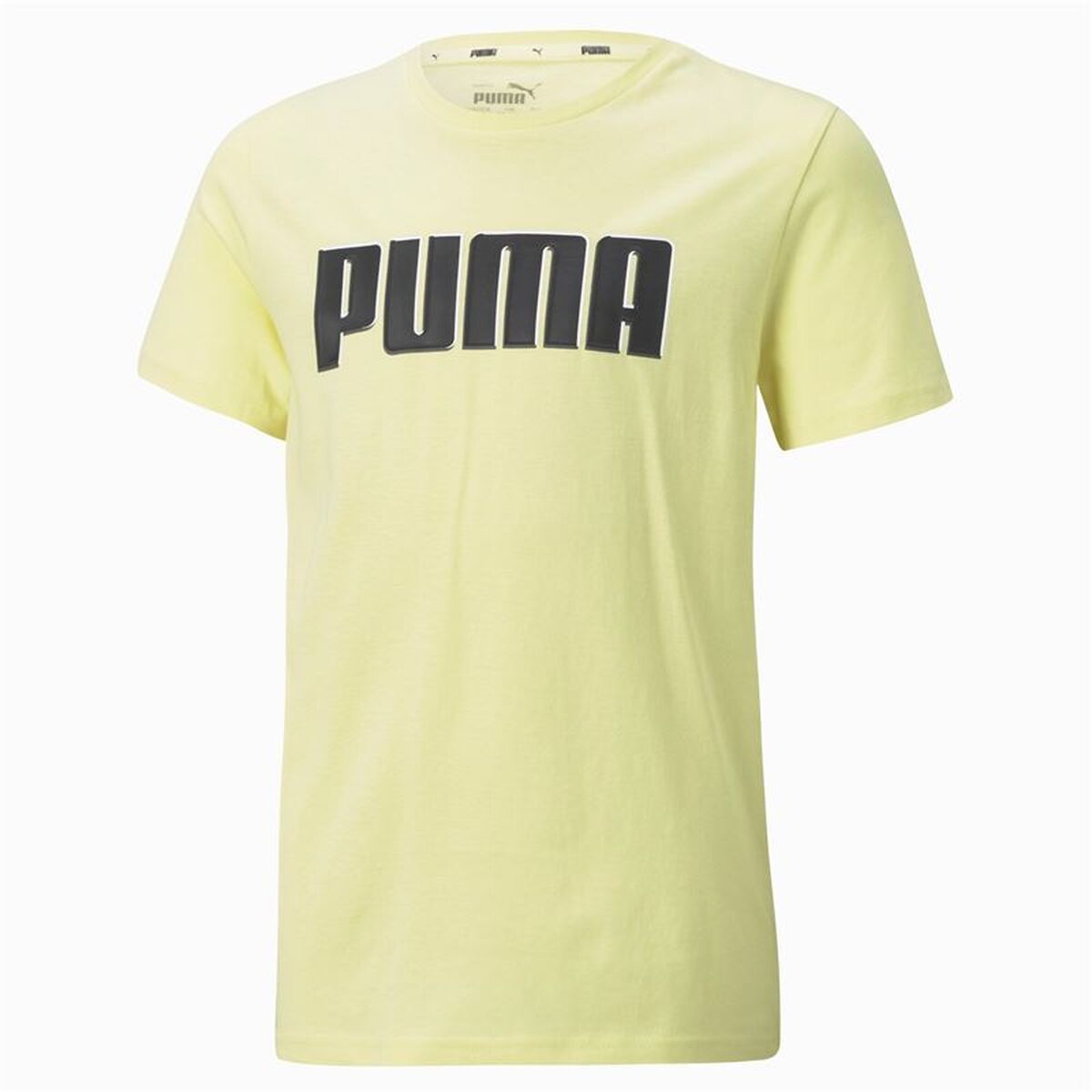 T-Shirt met Korte Mouwen voor kinderen Puma 585887 40 Geel