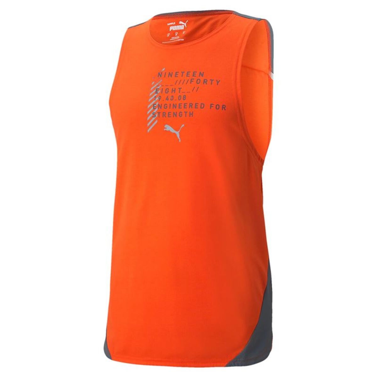 Heren Mouwloos T-shirt Puma Train Everfresh Tank M Oranje