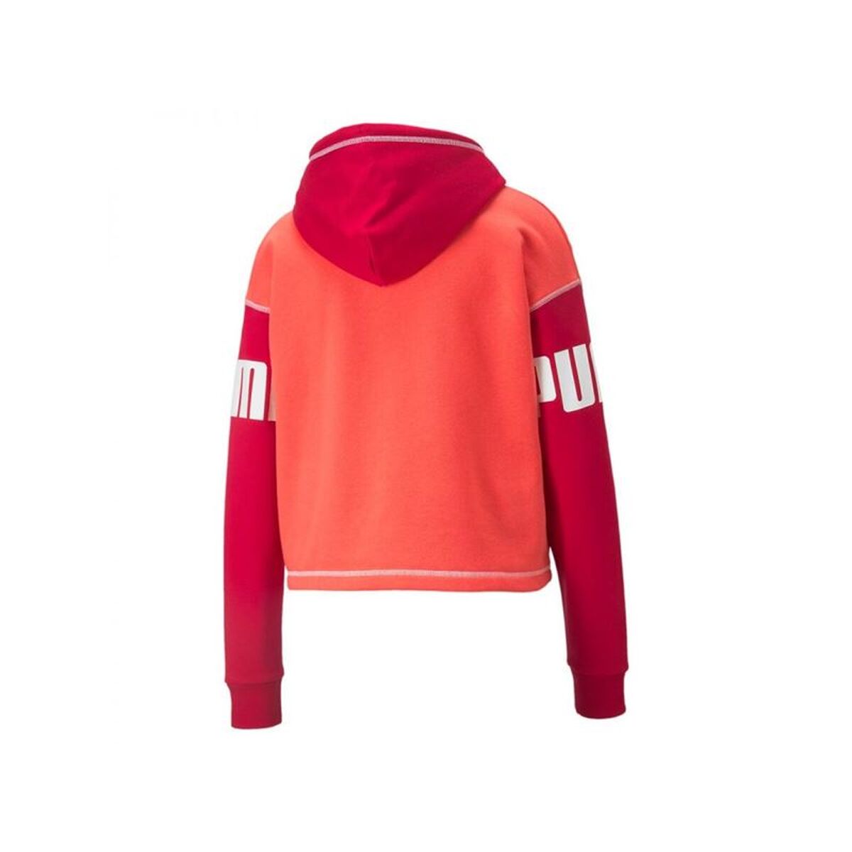 Dameshoodie Puma Puma Power Fl Rood