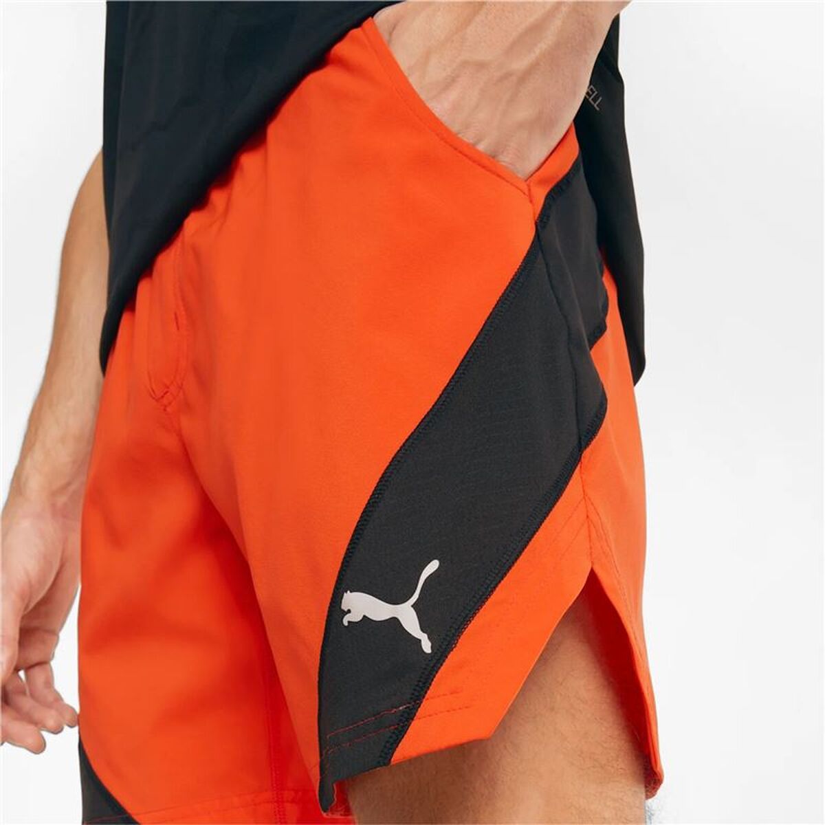 Sportbroekje voor heren Puma Vent Woven 7 M Oranje