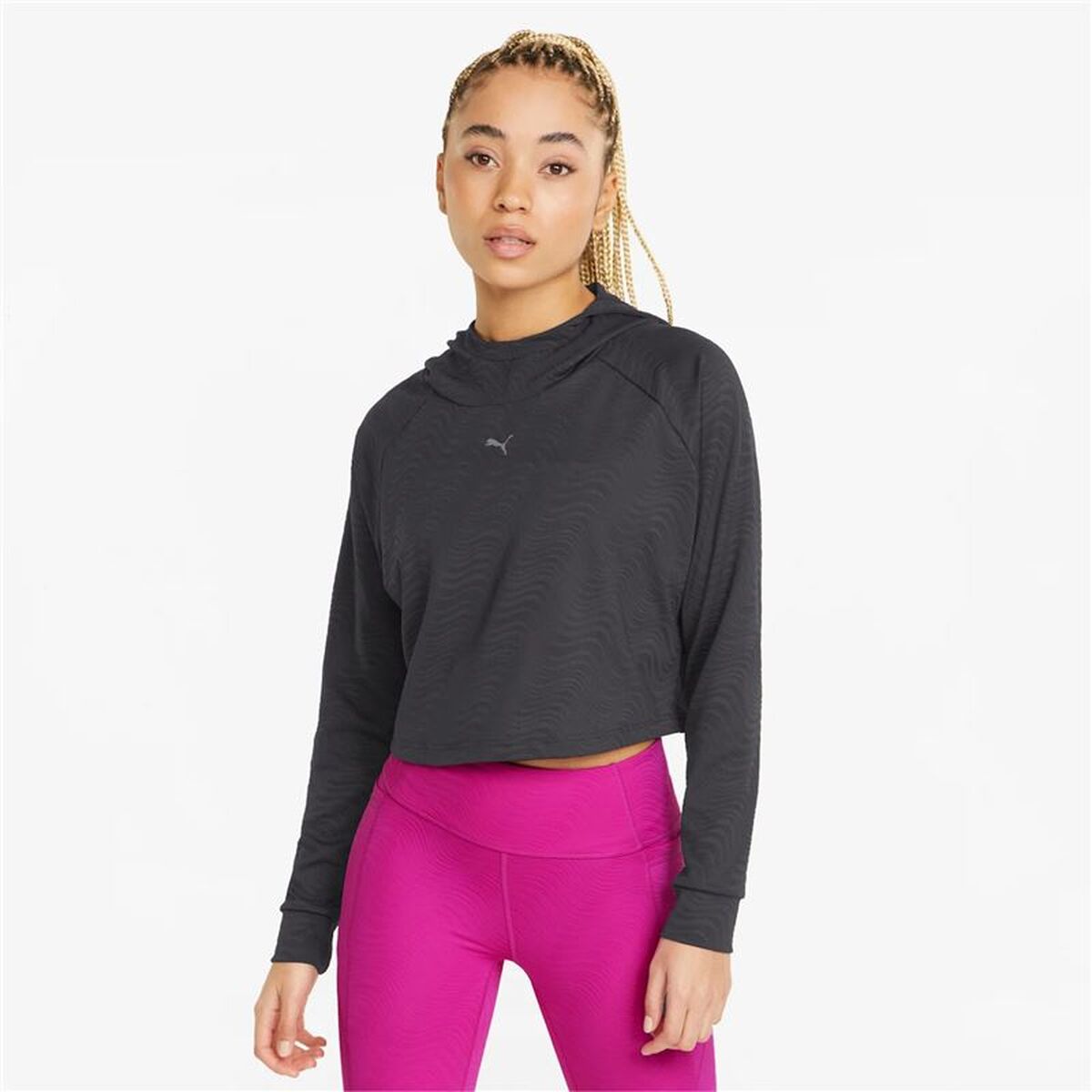 Dameshoodie Puma Flawless Pullover Zwart