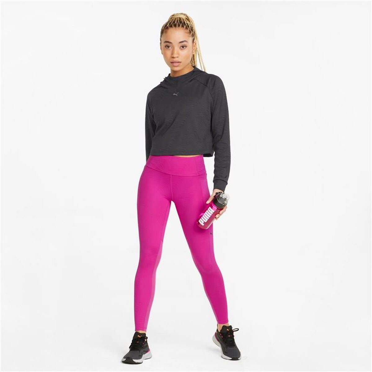 Dameshoodie Puma Flawless Pullover Zwart