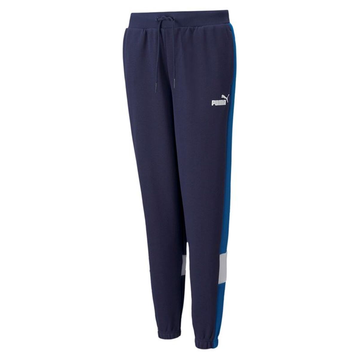 Kindersportbroek Puma Essential+ Colorblock Donkerblauw
