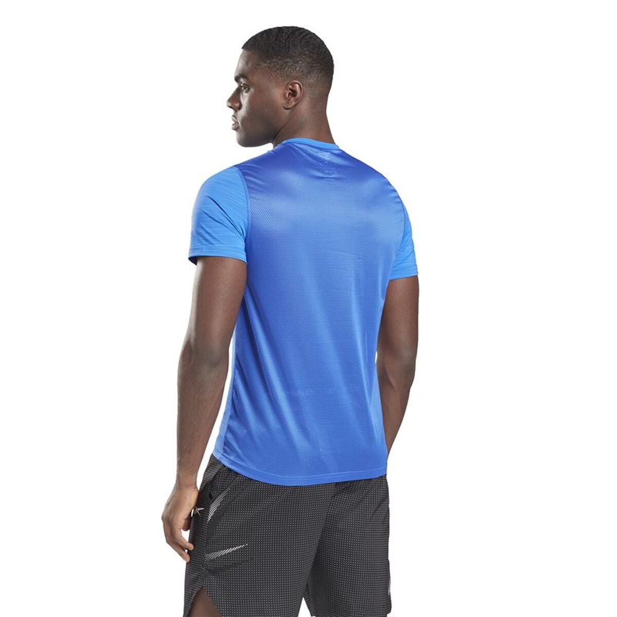 Heren-T-Shirt met Korte Mouwen Reebok Workout Ready Activchill Blauw