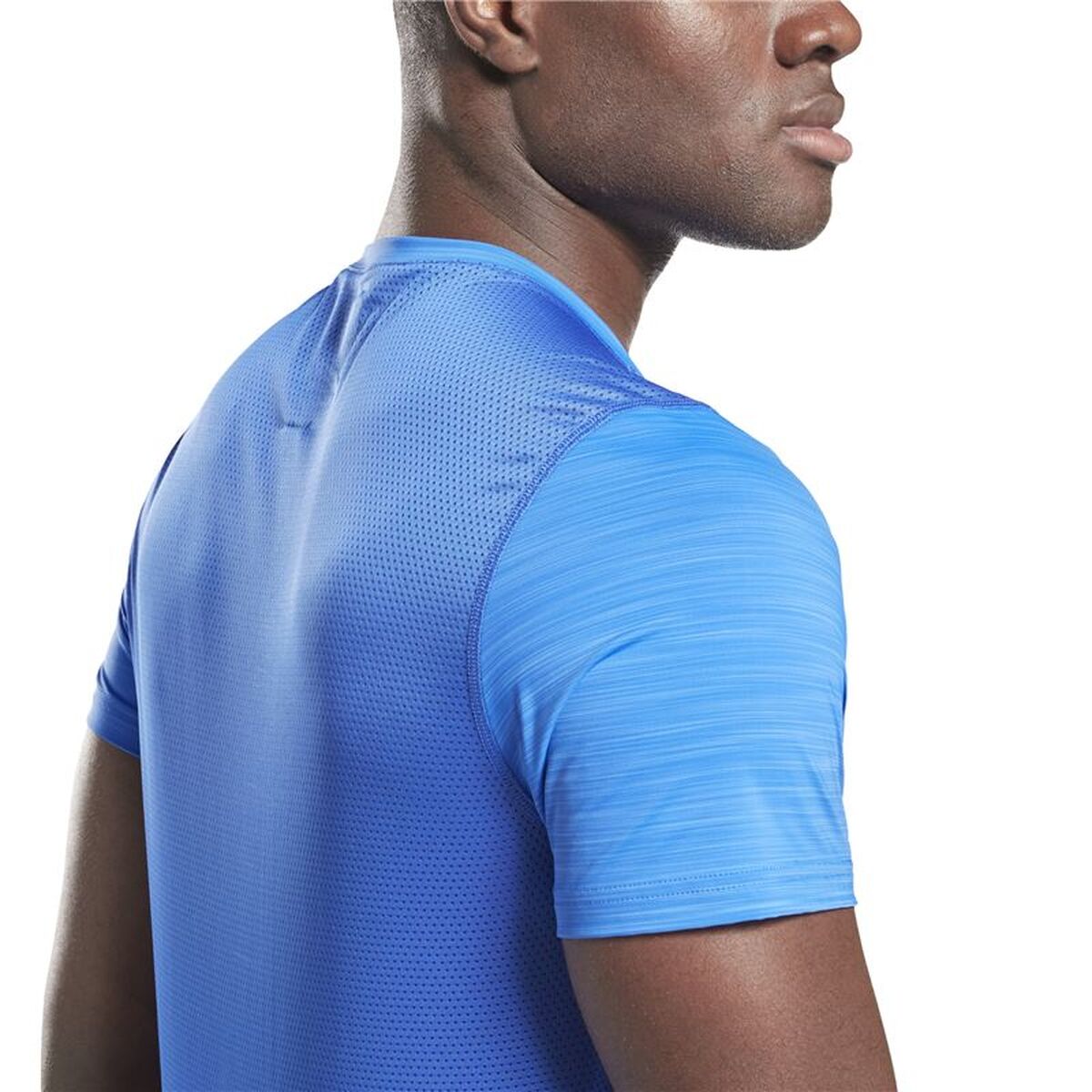 Heren-T-Shirt met Korte Mouwen Reebok Workout Ready Activchill Blauw