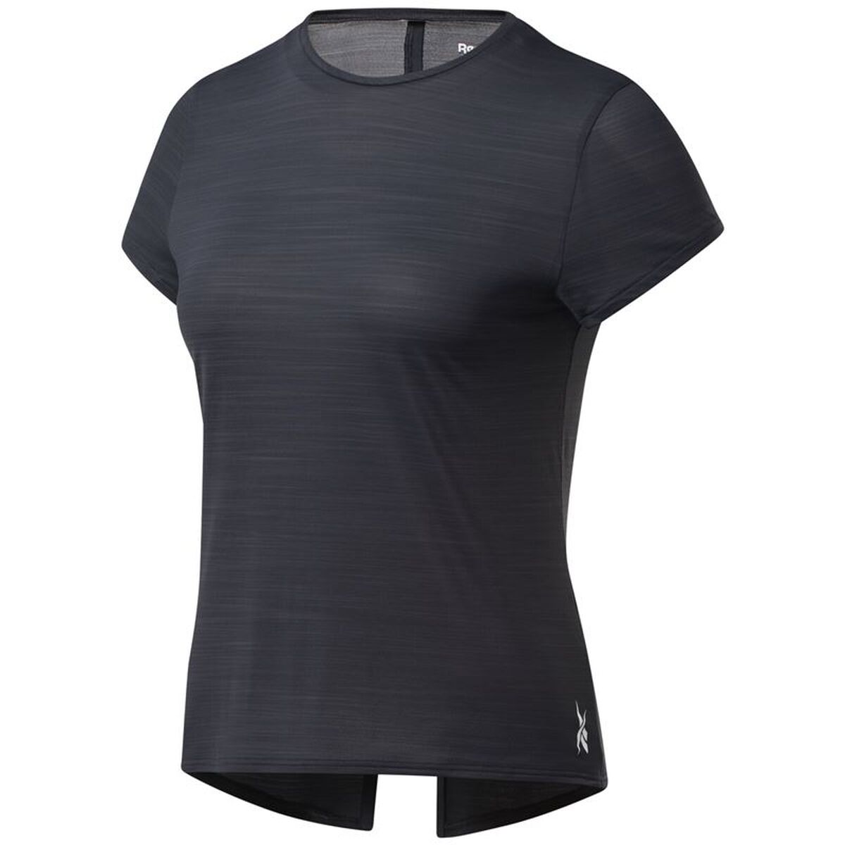 Dames-T-Shirt met Korte Mouwen Reebok Workout Ready Activchill Zwart