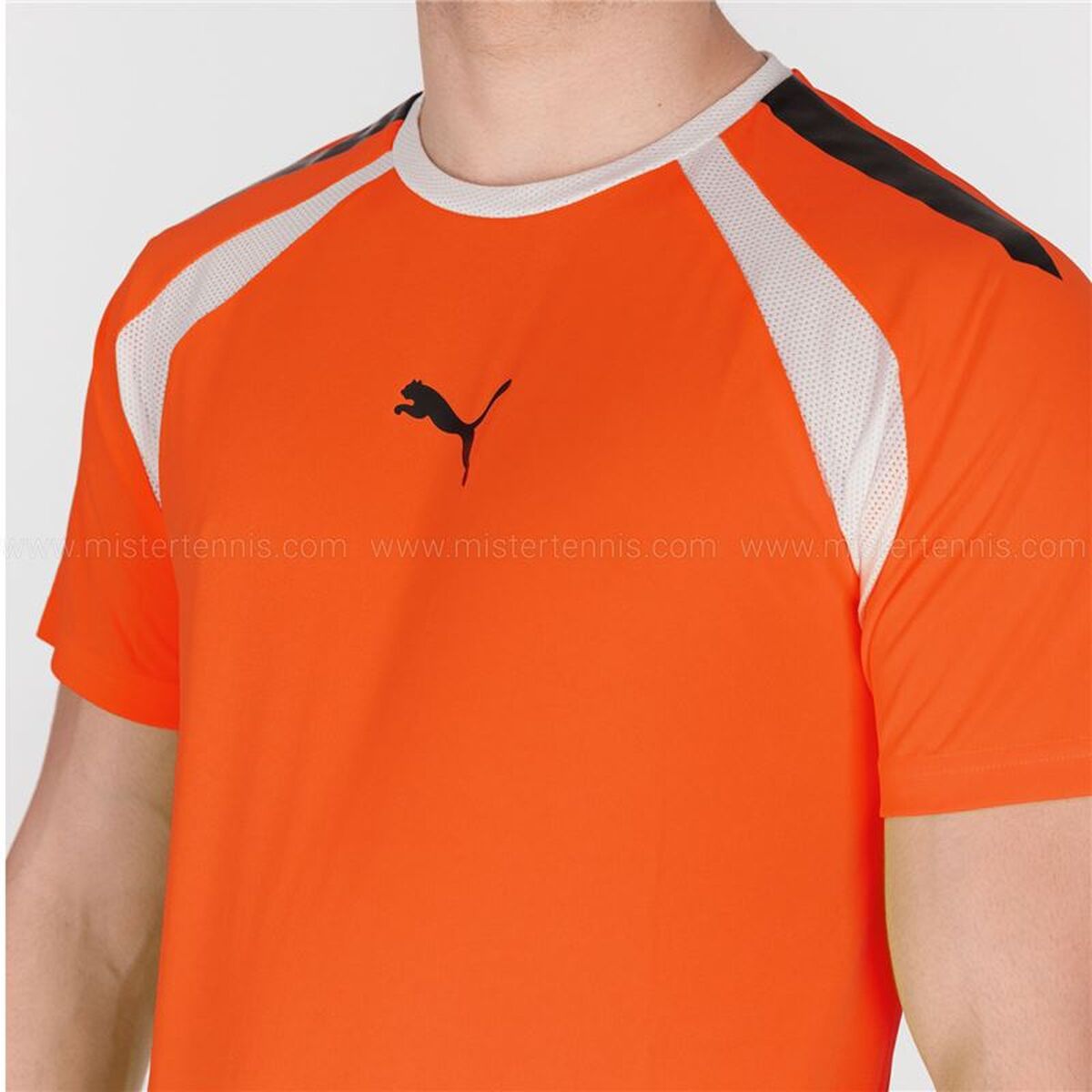 Mens Short Sleeve T-Shirt Puma 931433 13 Orange