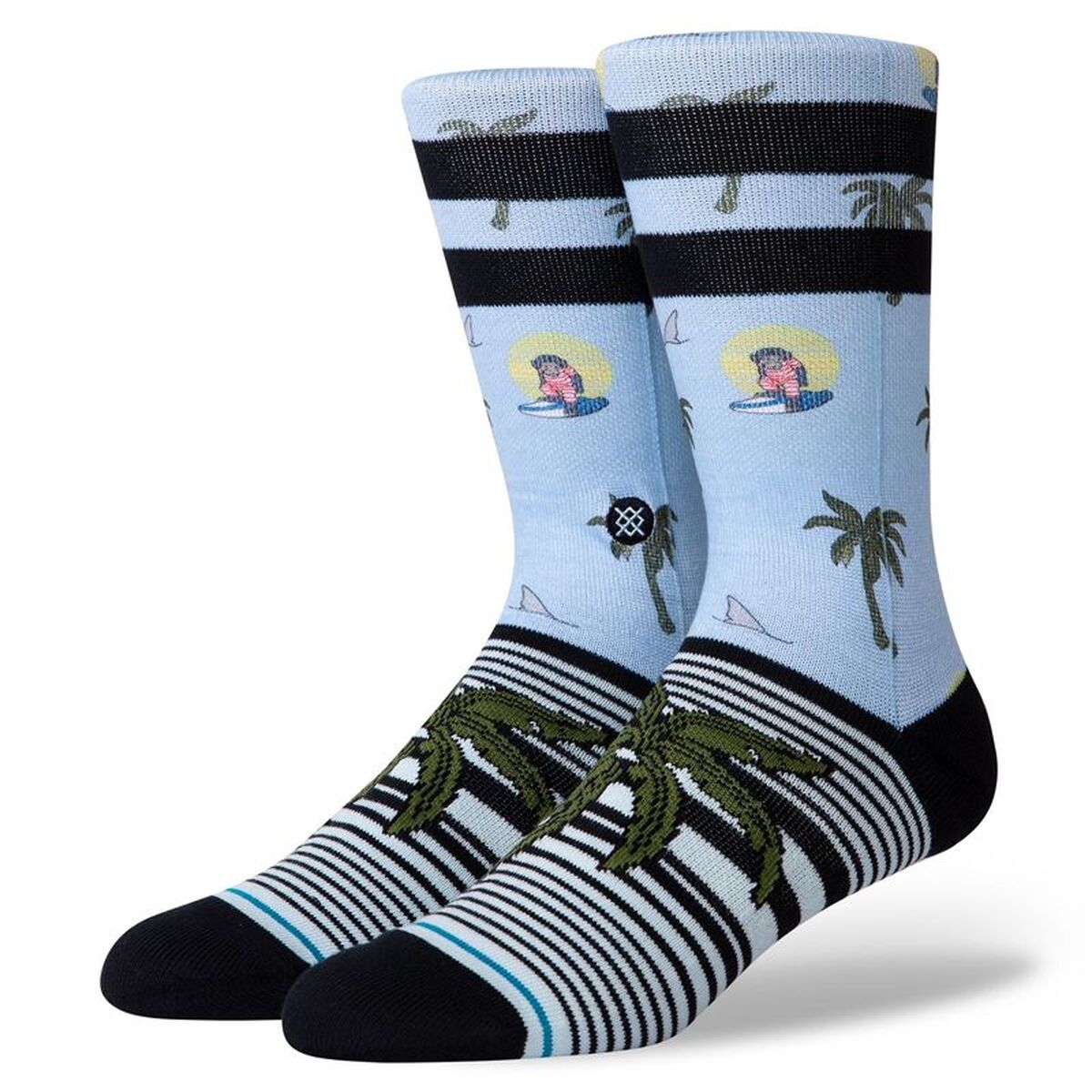 Sports Socks Stance Aloha Monkey Staple Light Blue Sports Socks Stance Aloha Monkey Staple Light Blue