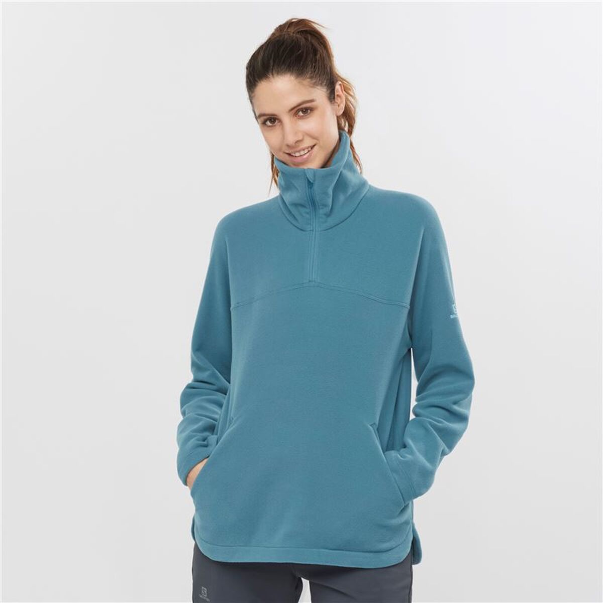 Fleece Lining Salomon Essentiall Cosy W Light Blue Lady