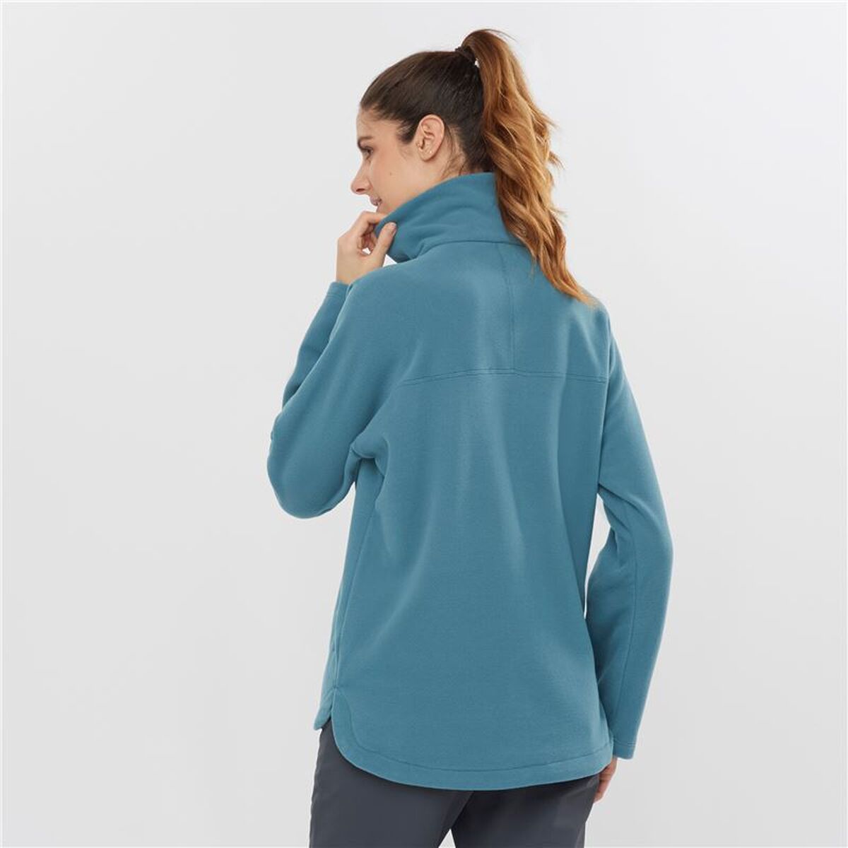 Fleece Lining Salomon Essentiall Cosy W Light Blue Lady