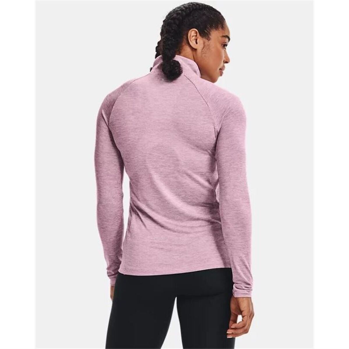 Womens Sweatshirt without Hood Under Armour Tech Plum