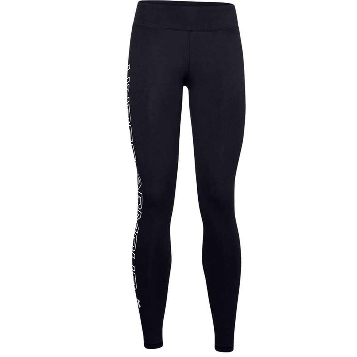 Sportleggings voor Dames Under Armour Favorite Wordmark Zwart