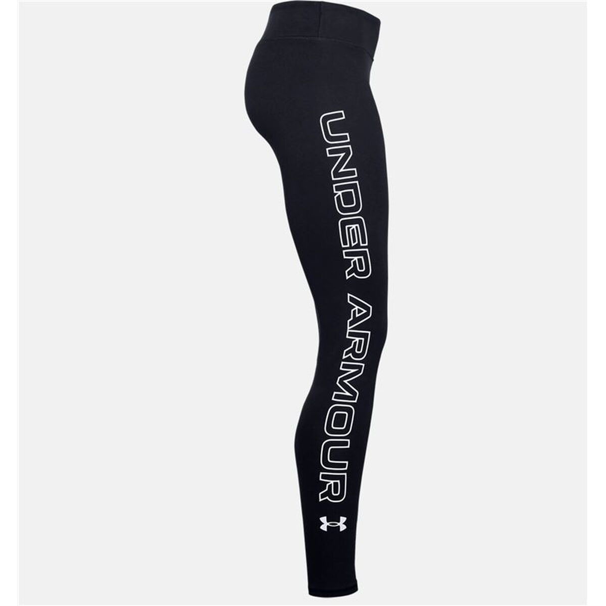 Sportleggings voor Dames Under Armour Favorite Wordmark Zwart