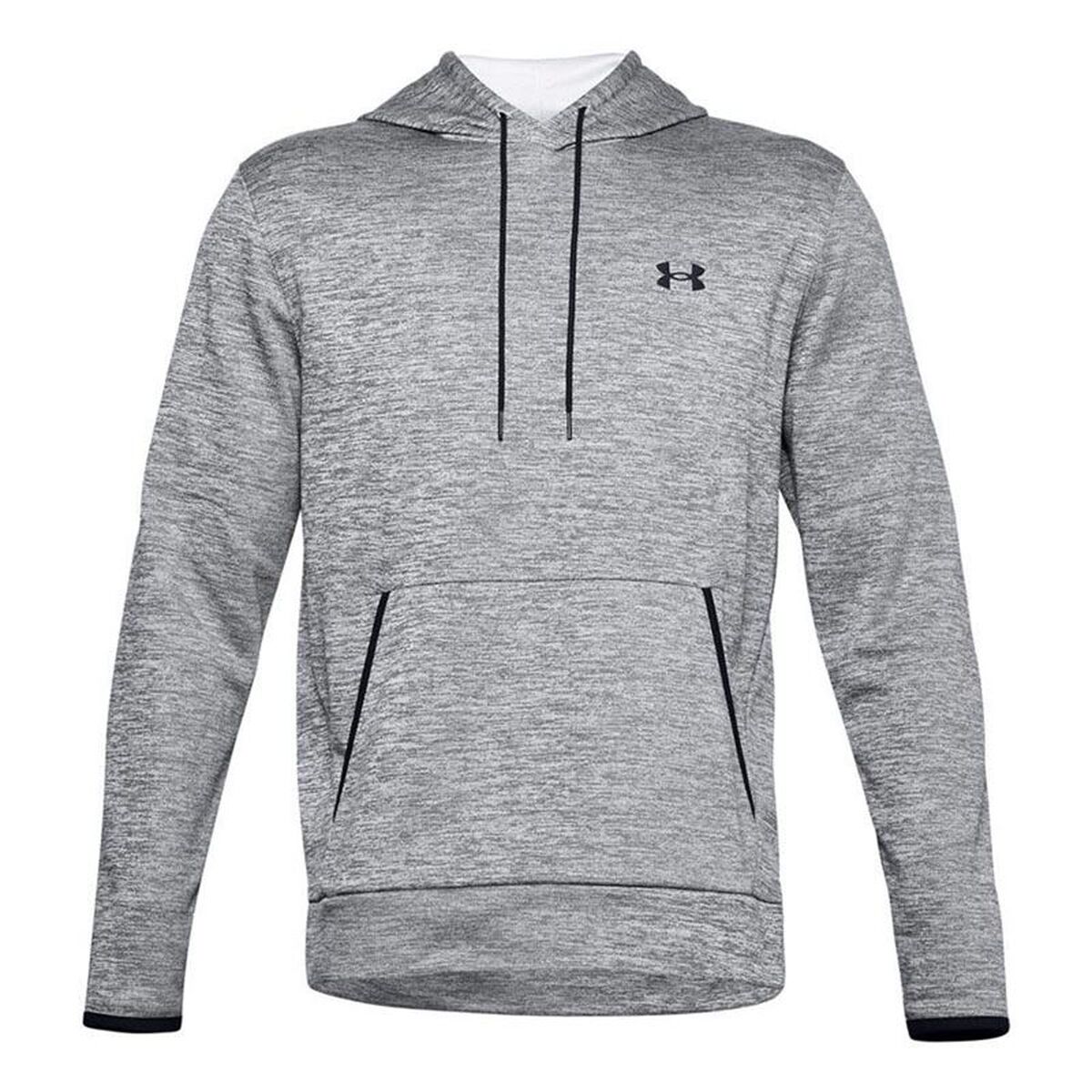 Herenhoodie Under Armour Fleece Twist Donker grijs