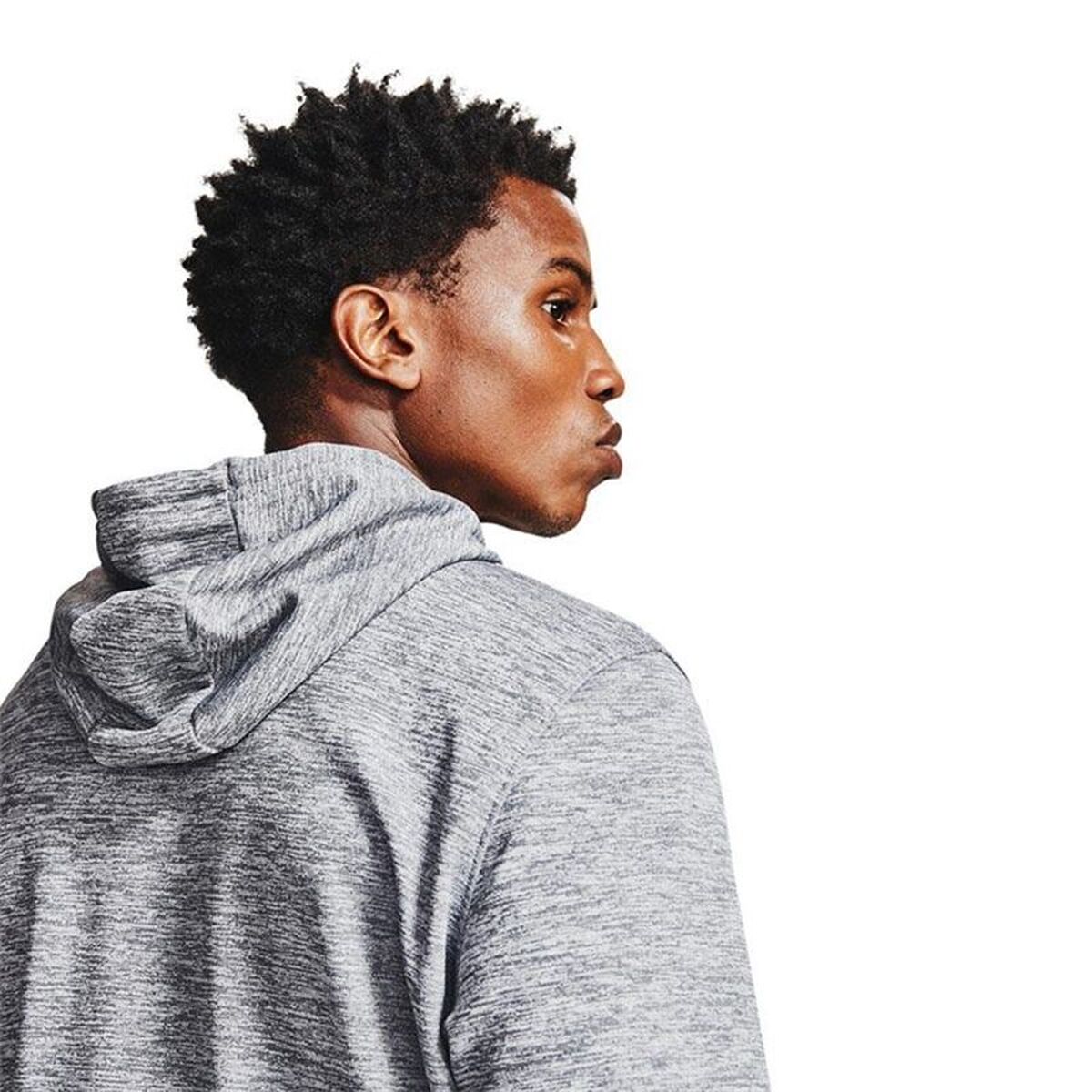 Herenhoodie Under Armour Fleece Twist Donker grijs