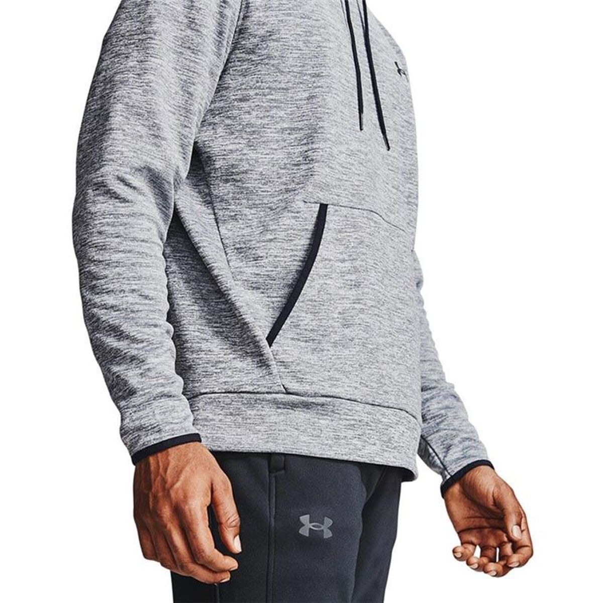 Herenhoodie Under Armour Fleece Twist Donker grijs