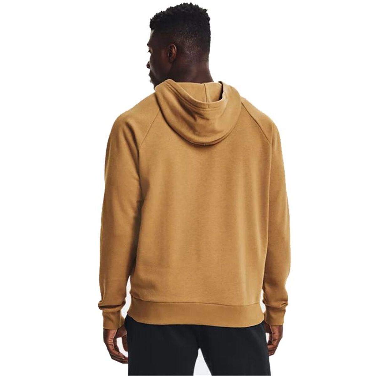 Herenhoodie Under Armour Rival Fleece Oker