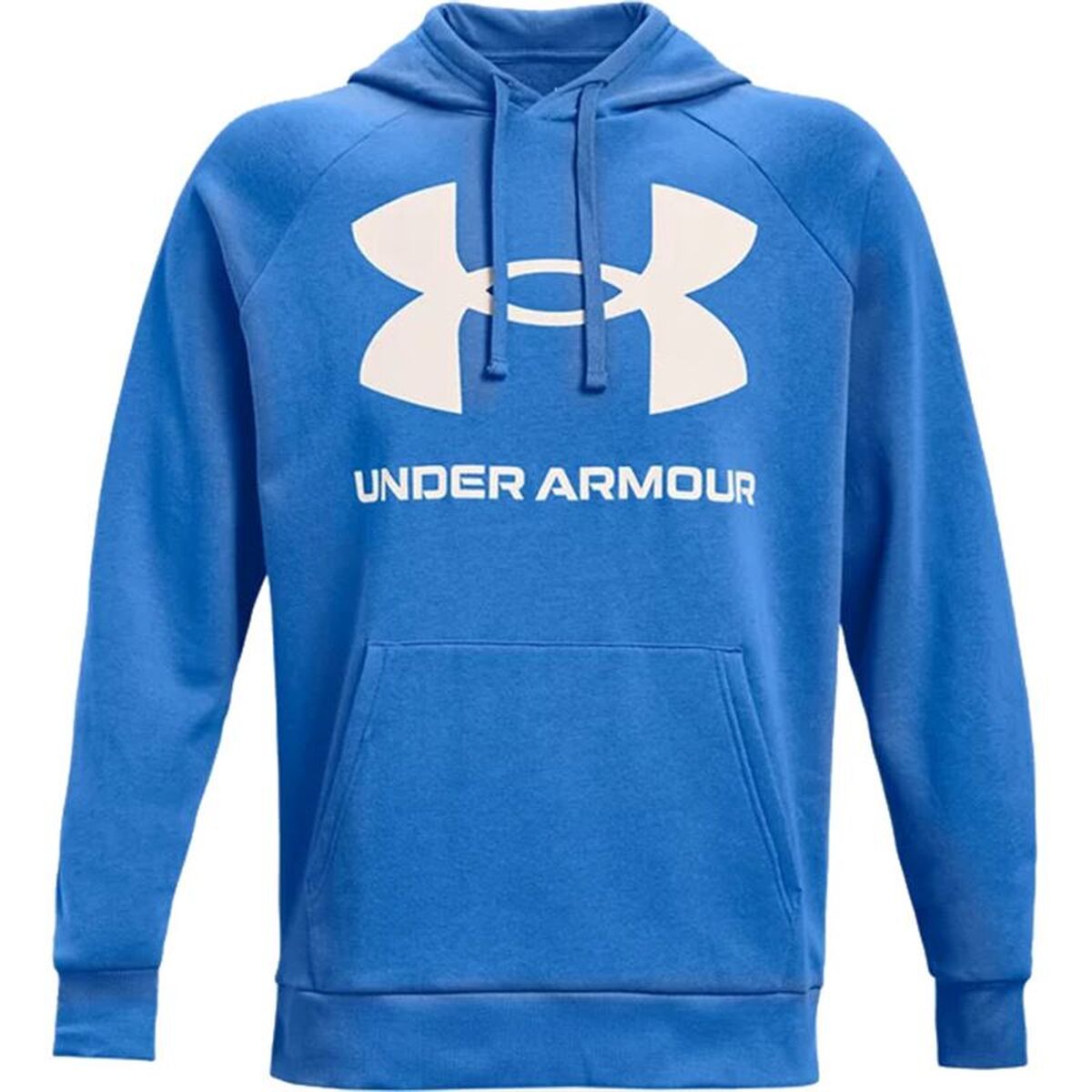 Herenhoodie Under Armour Rival Blauw