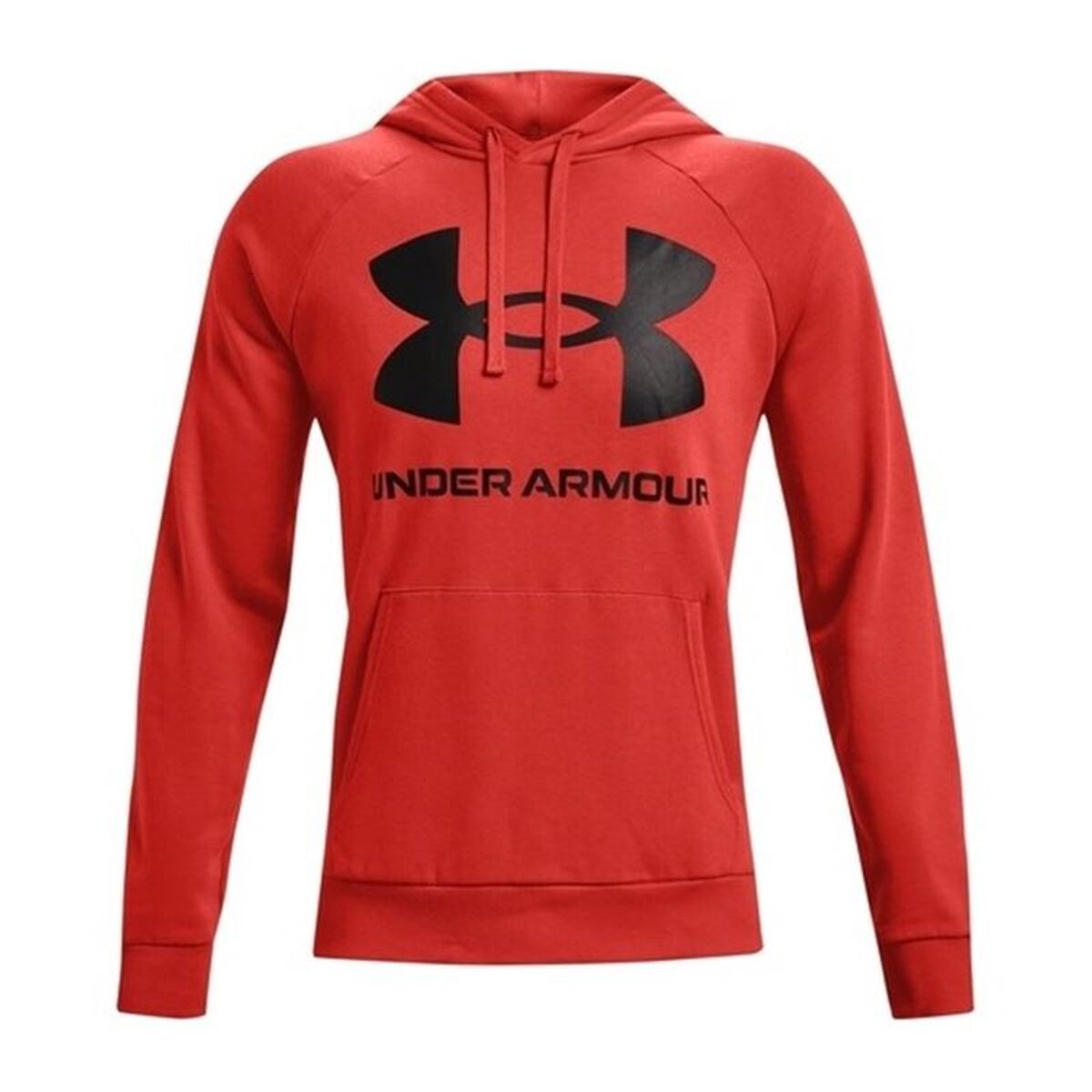 Herenhoodie Under Armour Fleece Rival Rood