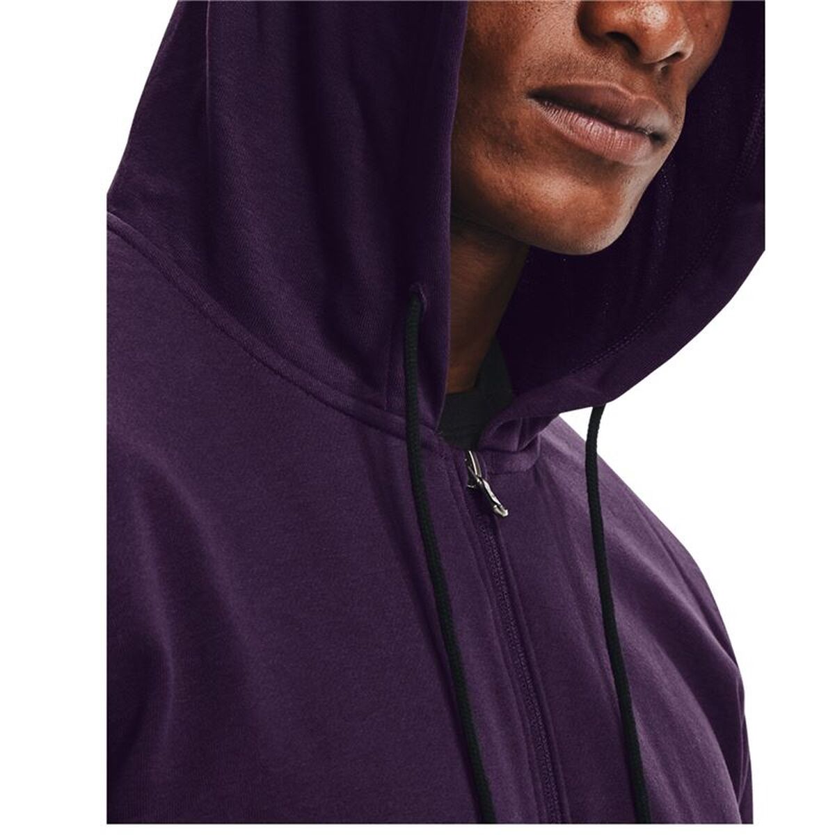 Heren Sportjas Under Armour Rival Terry Magenta
