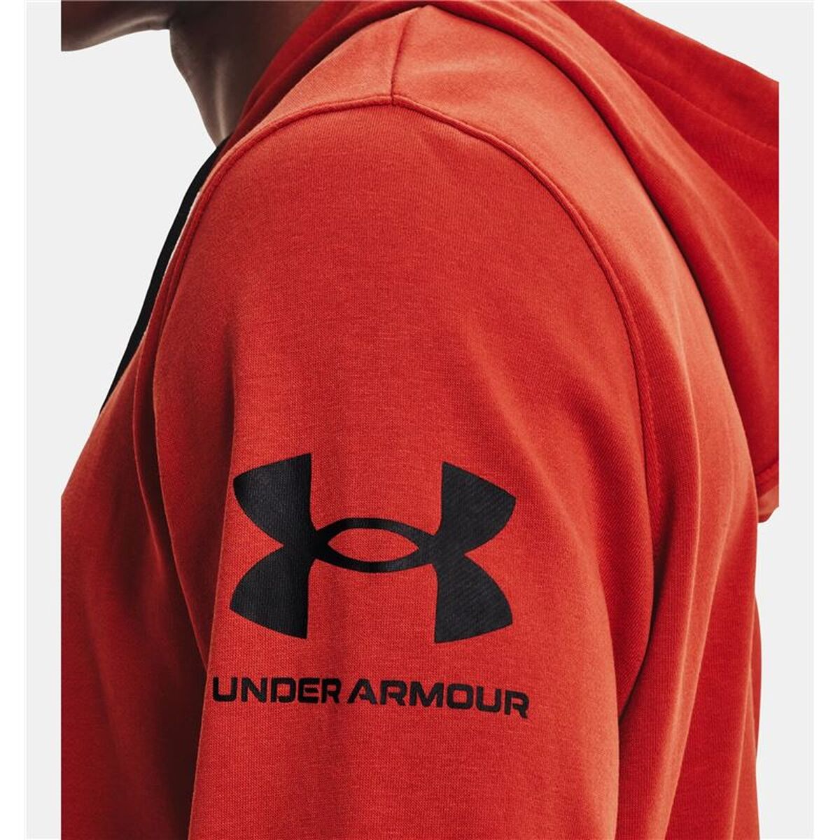 Heren Sportjas Under Armour Rival Terry Man Rood