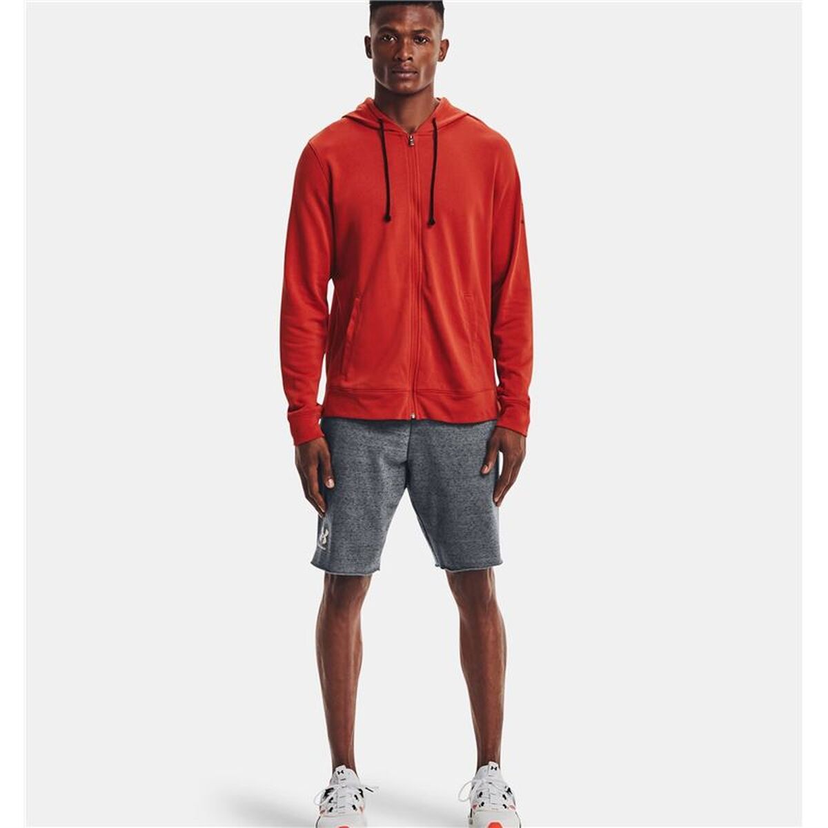 Heren Sportjas Under Armour Rival Terry Man Rood