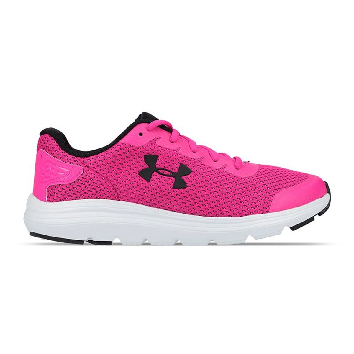 Dames casual sneakers Under Armour Surge 2 Donkerroze