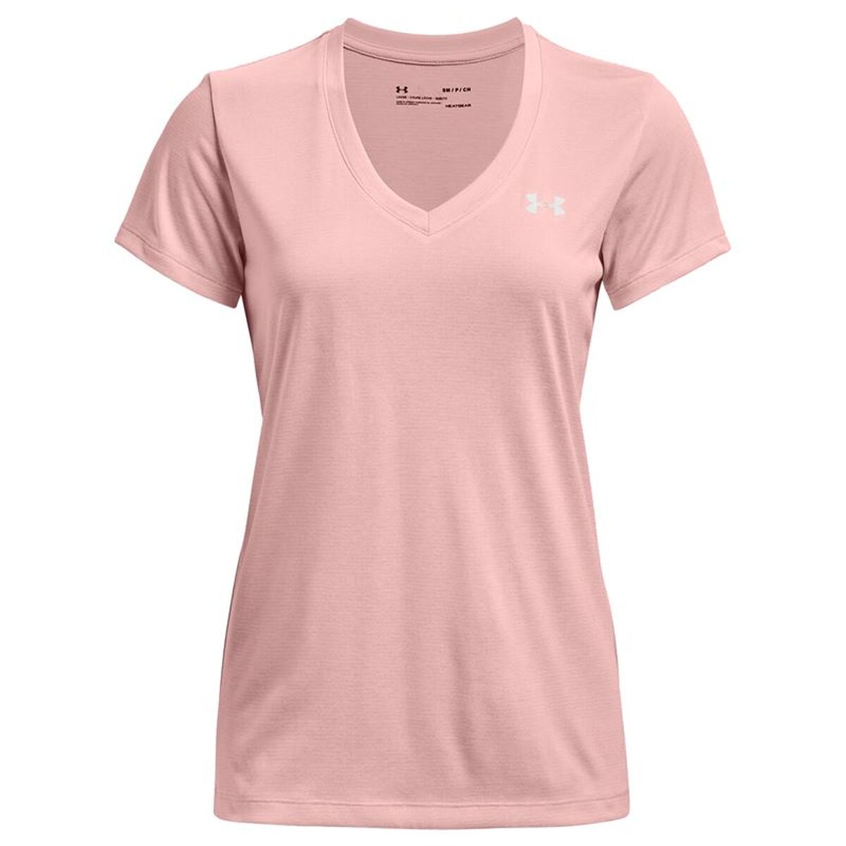 Dames-T-Shirt met Korte Mouwen Under Armour 1258568-676 Roze (XS)