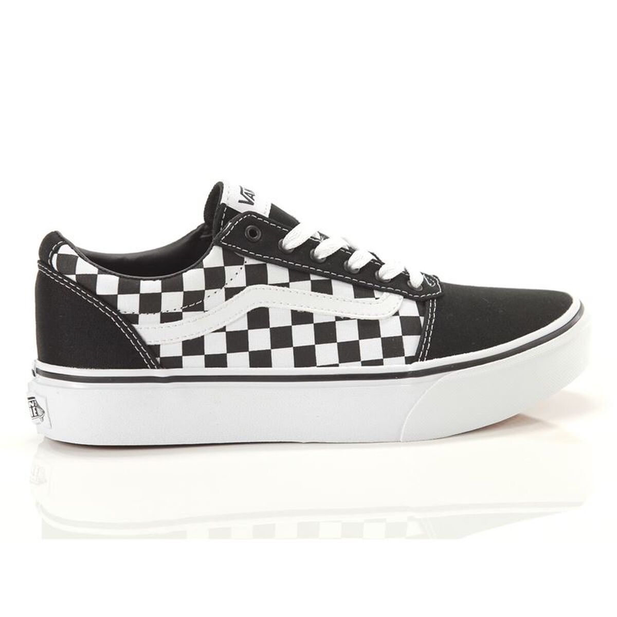 Casual Kindersneakers Vans Ward Platform Zwart