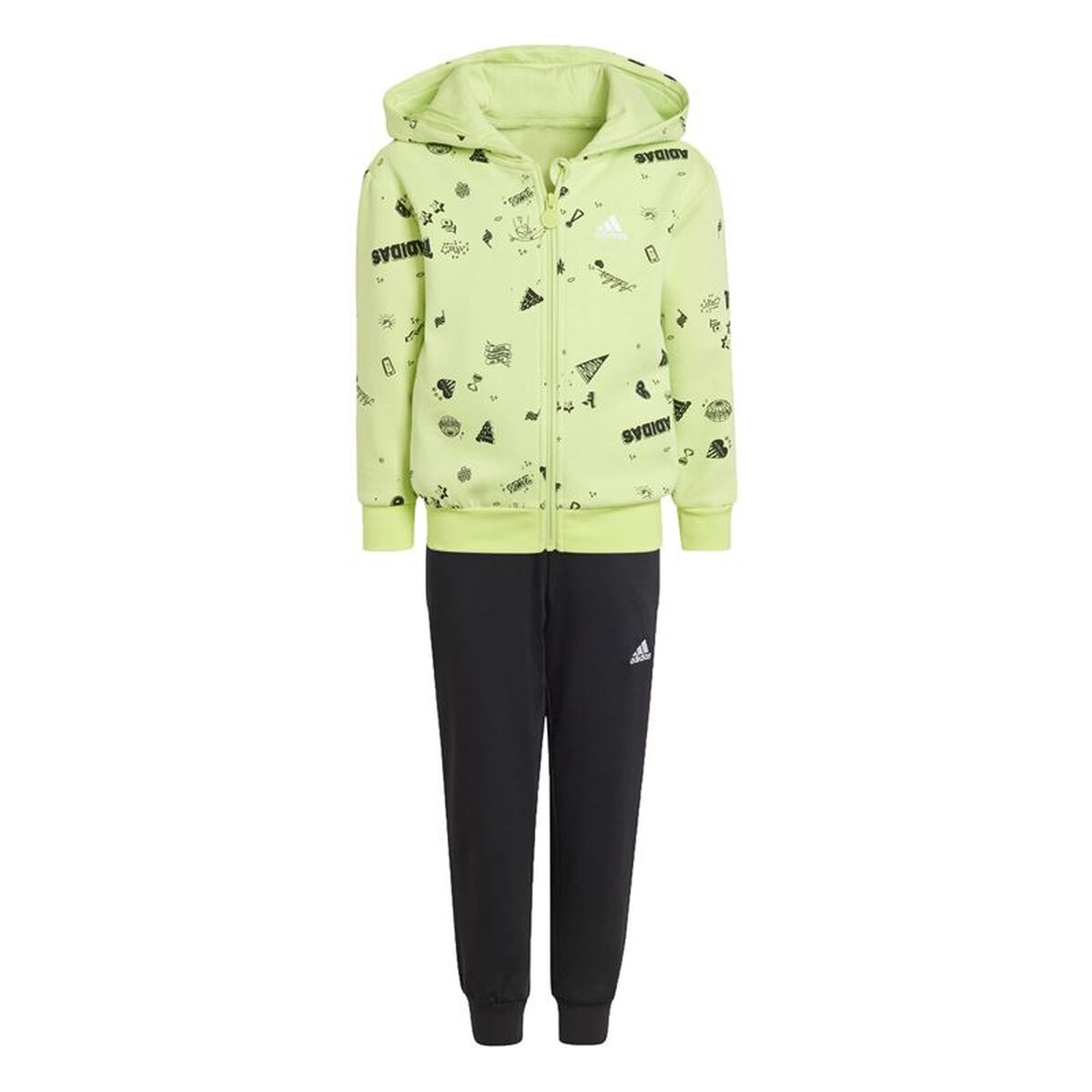 Joggingpak voor kinderen Adidas IA1571 Groen