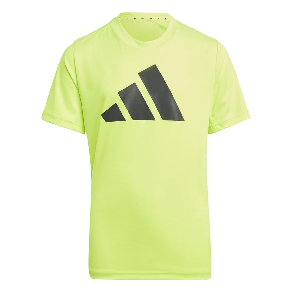 T-Shirt met Korte Mouwen voor kinderen Adidas U Tr-Es Logo Geel