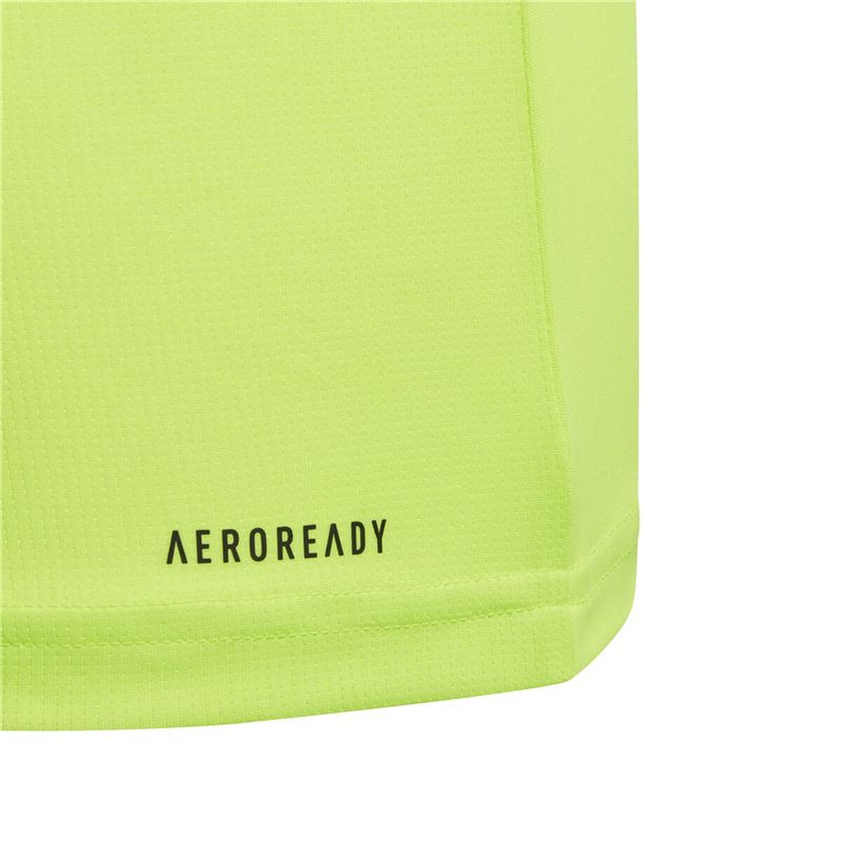 T-Shirt met Korte Mouwen voor kinderen Adidas U Tr-Es Logo Geel