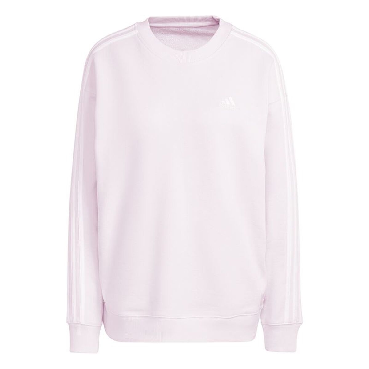 Damessweater zonder Capuchon Adidas 3S Ft Licht Roze