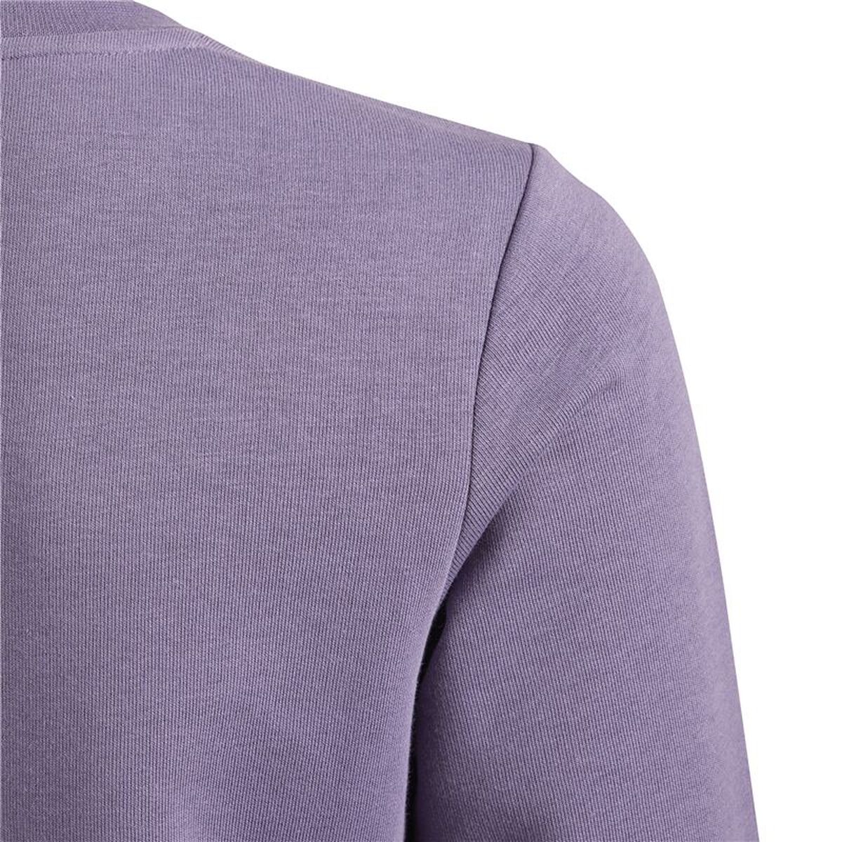 Womens Sweatshirt without Hood Adidas G Bl Swt Violet