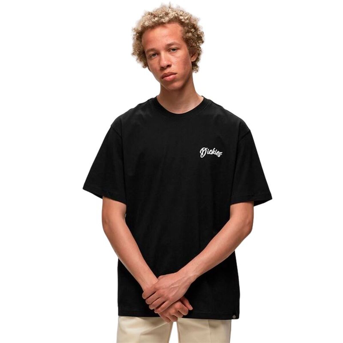 Heren-T-Shirt met Korte Mouwen Dickies Dighton Zwart