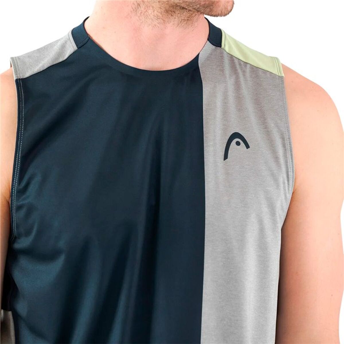 Heren-T-Shirt met Korte Mouwen Head 811353-GRLN Lichtgrijs