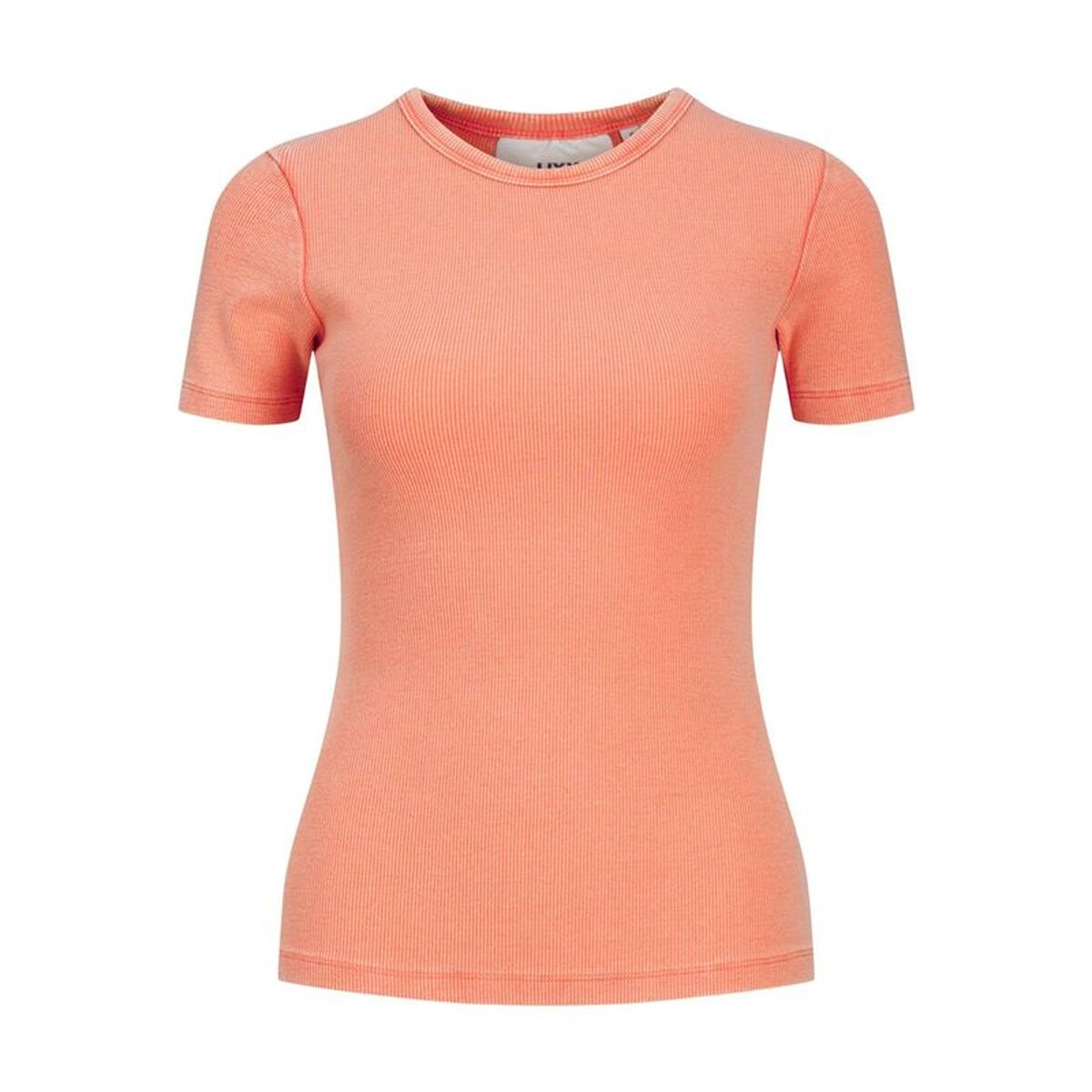 Dames-T-Shirt met Korte Mouwen Jack & Jones Jxfrankie Wash Ss Oranje