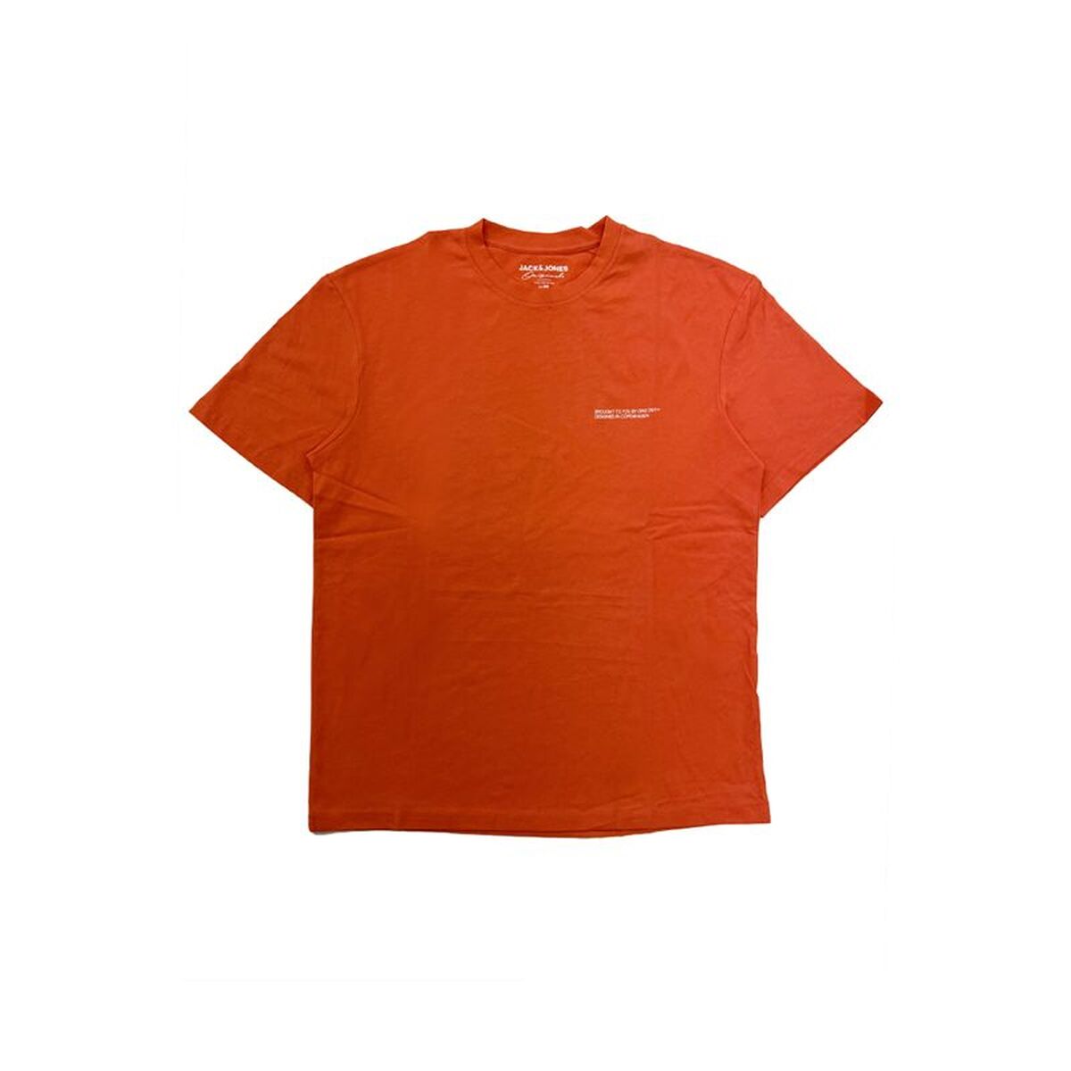 Heren-T-Shirt met Korte Mouwen Jack & Jones Jorvesterbro Back Tee Ss Crew Bruin