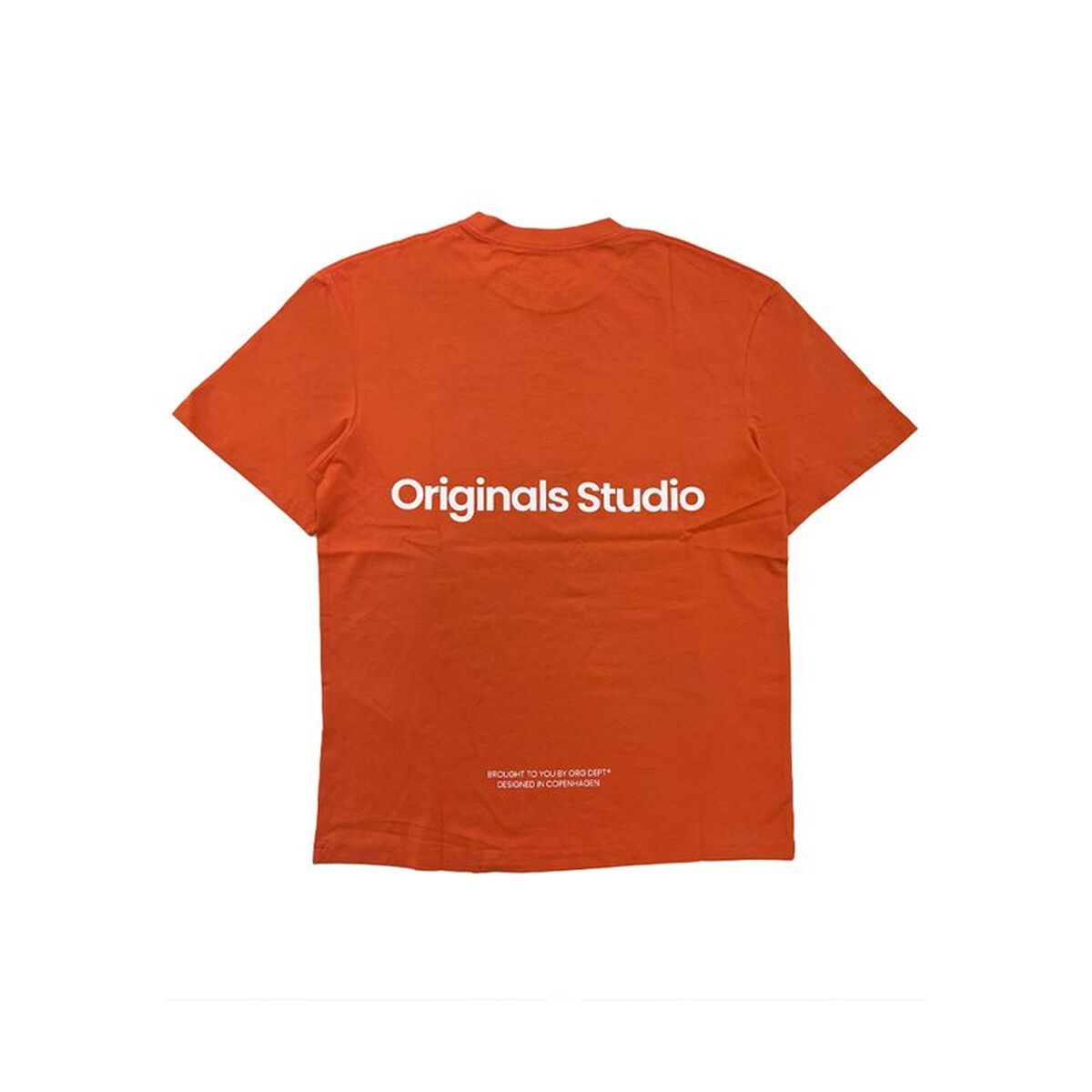 Heren-T-Shirt met Korte Mouwen Jack & Jones Jorvesterbro Back Tee Ss Crew Bruin