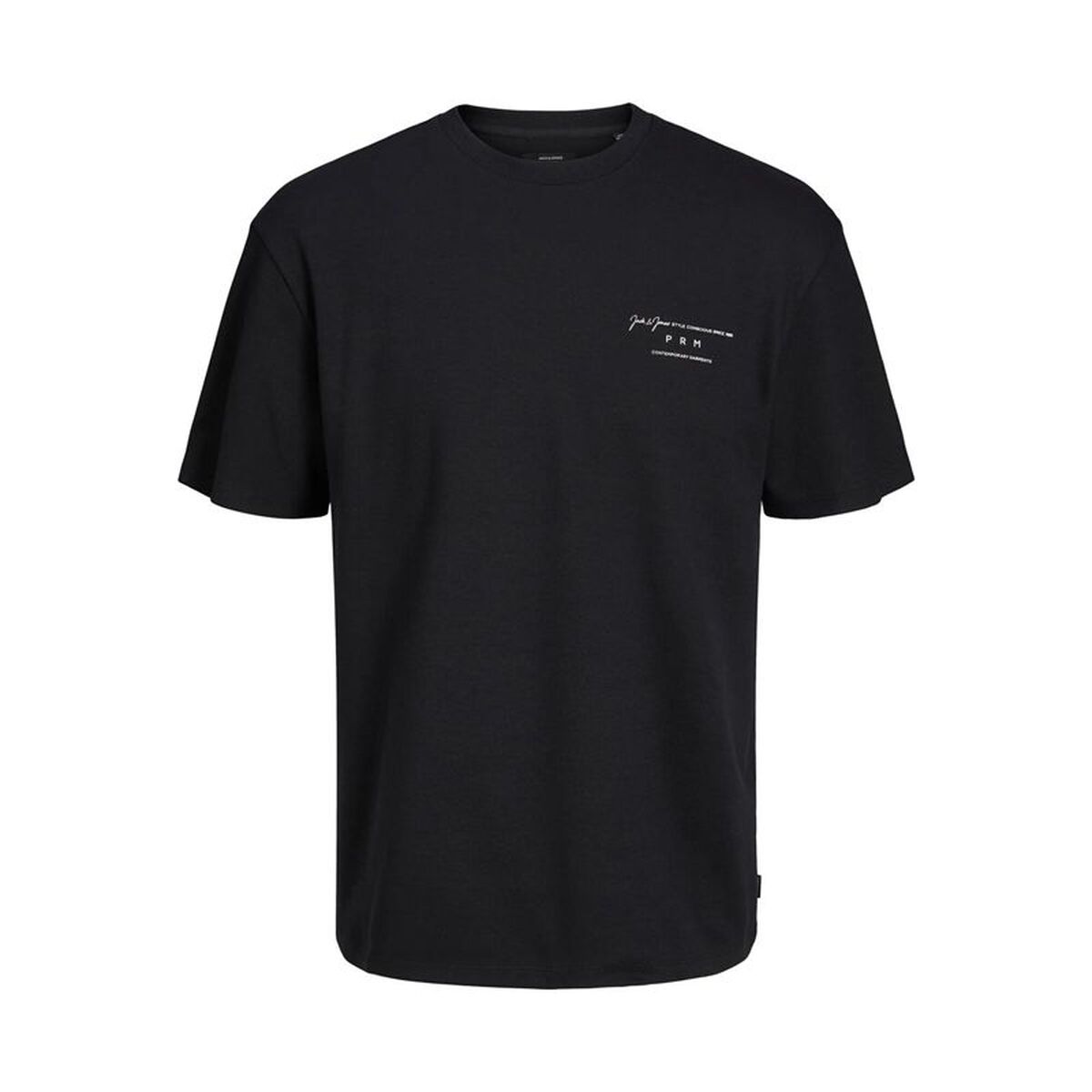 Heren-T-Shirt met Korte Mouwen Jack & Jones 12245400-178012 Zwart (S)